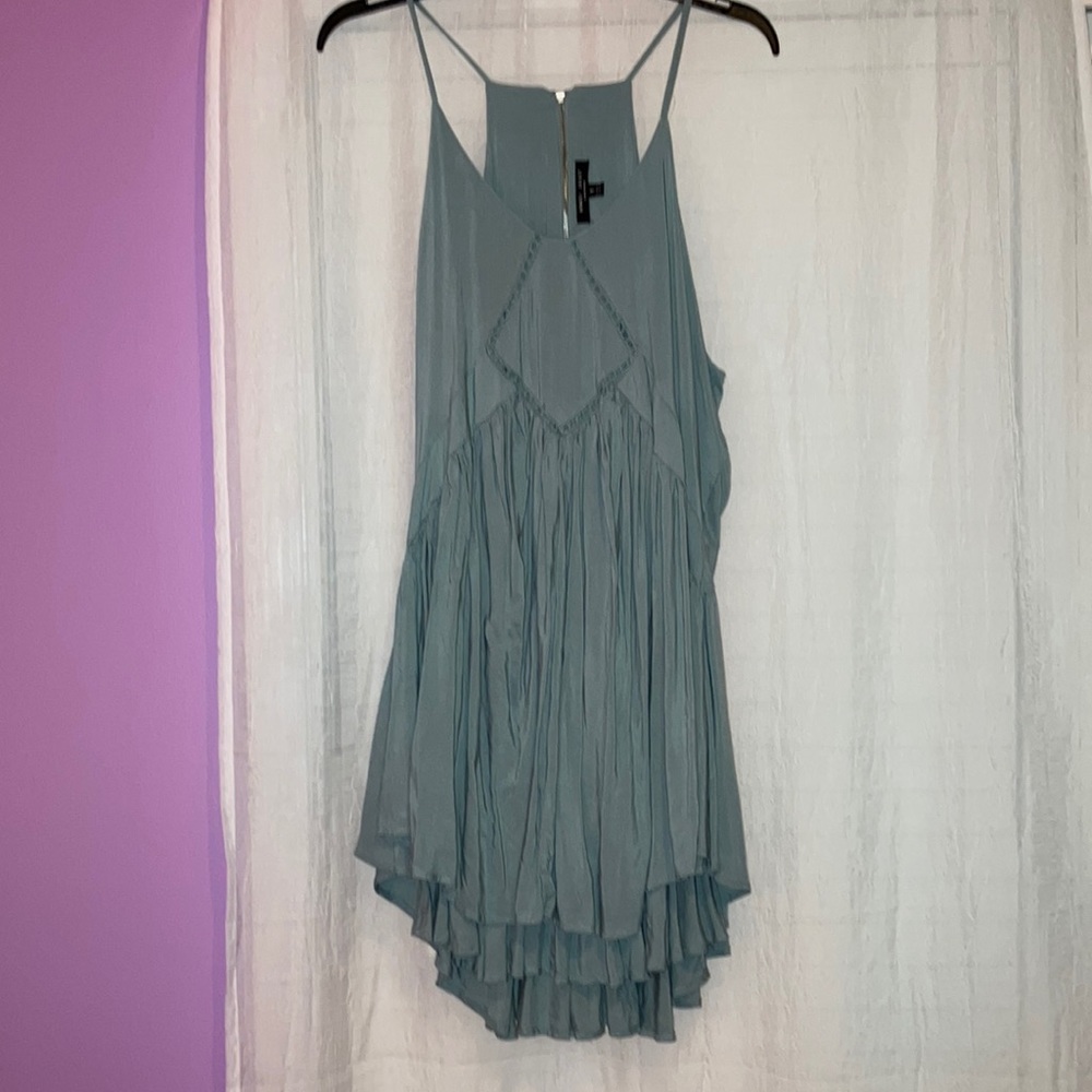 Romeo & Juliet Couture Sea Green/Blue Dress